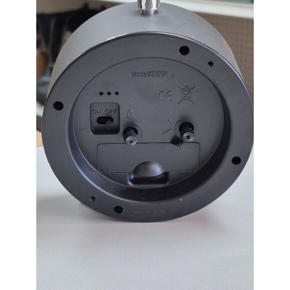 Vintage Equity Classic Analog Alarm Clock with Precision Timekeeping - Picture 2 of 6